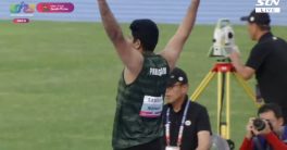 "Arshad Nadeem's Shocking Gold Victory Sparks Controversy!"  Arshad Nadeem achievements, Asian Athletics Championship highlights, gold medal throw performance