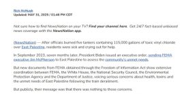 Biden Administration Exposed: Secret Emails on East Palestine Risks!  East Palestine train derailment health risks, Biden Administration email revelations, environmental safety concerns 2025
