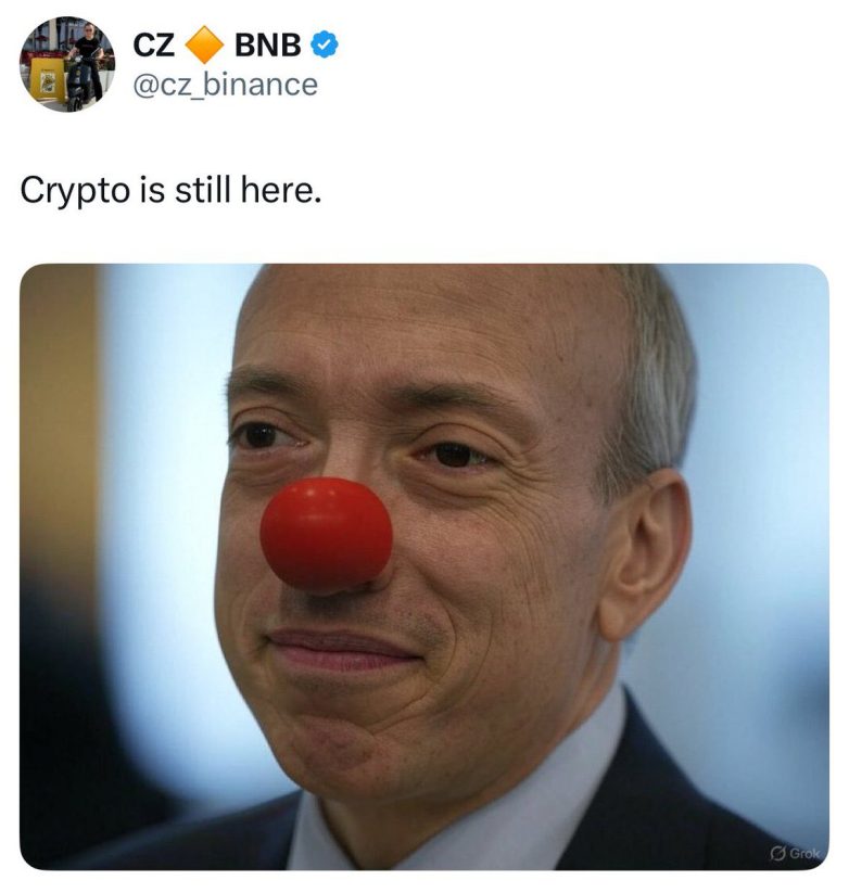 Binance's CZ Mocks Gensler: SEC's Stunning Lawsuit Withdrawal! Binance news update, cryptocurrency regulation changes, Gary Gensler SEC controversy