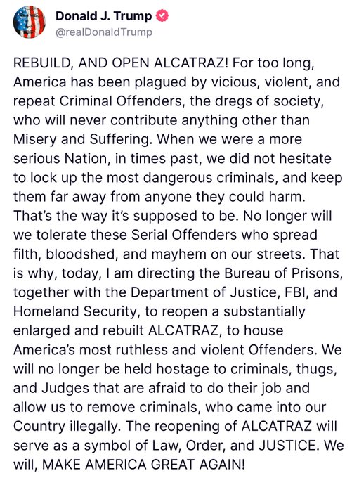 Breaking: Trump Plans to Revitalize Alcatraz for America’s Toughest Offenders—What’s Behind This Bold Move?