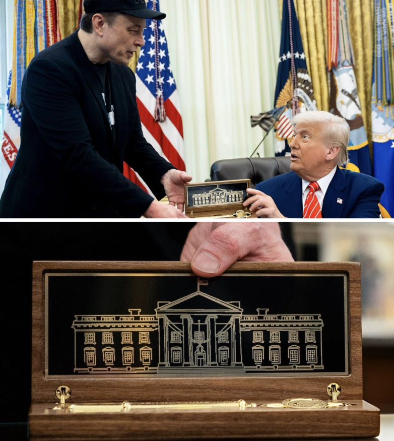 Elon Musk Receives Rare Presidential Key: Controversy Ignites!  Presidential honor recipients, Elon Musk achievements, United States recognition awards