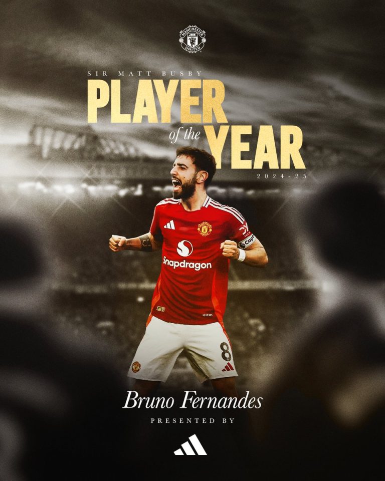 Shocking Choice! @B_Fernandes8 Crowned @adidasFootball Sir Matt Busby Player of the Year—What’s the Reason Behind It?