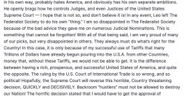 Trump Rages Against Federalist Society for Betraying His Trust!  Trump criticism Federalist Society, judicial appointments controversy, executive authority challenges