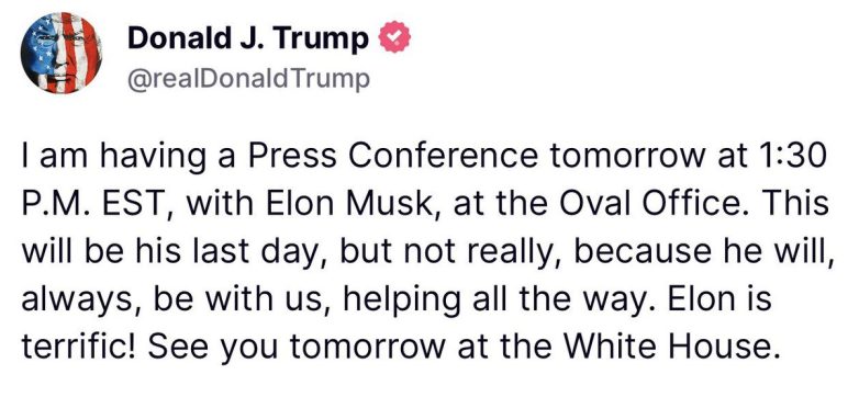 Trump and Musk's Oval Office Showdown: What Will They Reveal? Trump Musk press conference, Oval Office announcement, technology and politics discussion