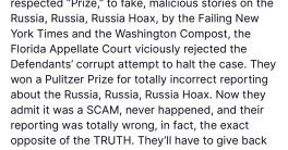 Trump's Shocking Legal Victory Over Pulitzer Board Sparks Outrage!  Trump lawsuit victory, Pulitzer Prize controversy, legal battle news