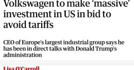 Volkswagen's Bold U.S. Bet: Are Tariffs Fueling This Move?  Volkswagen investment USA, automotive industry growth, electric vehicle production 2025