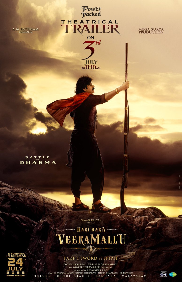 "25 Days of Madness: HHVM Trailer Sparks Controversial Hysteria!"  h3 Hari Hara Veera Mallu movie news, h3 upcoming Telugu film excitement, h3 July trailer release anticipation