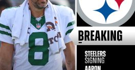 Aaron Rodgers Shocks NFL: Joins Steelers for 2024 Minicamp!  Aaron Rodgers trade news, Pittsburgh Steelers minicamp, NFL player signings