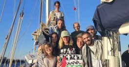 "Activist's Urgent Call: Stop Arming Israel, Act Now for Gaza!"  Gaza humanitarian crisis, maritime activism, international arms control