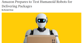 "Amazon's Bold Move: Humanoid Robots Set to Revolutionize Deliveries!"  humanoid delivery robots, electric vehicle logistics, automated package distribution