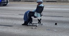 Armed Woman in Lawn Chair Sparks Wild Standoff on Texas Highway  highway standoff incident, armed confrontation news, Texas traffic disruption