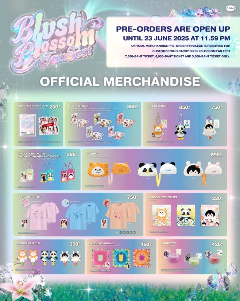 "BLUSH BLOSSOM Fan Fest: Shocking Ticket Prices Spark Outrage!" fan festival merchandise, exclusive pre-order tickets, event memorabilia sales