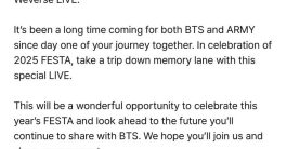 BTS Fans Divided: Is 2025 FESTA's Replay Worth the Hype?  BTS 2025 reunion event, Weverse live streaming celebration, BTS music video nostalgia