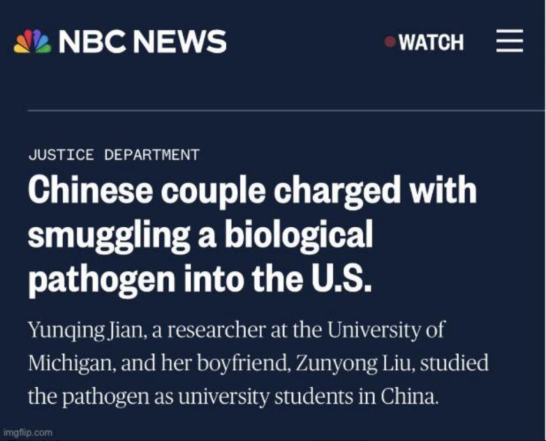 Chinese Nationals Caught Smuggling Deadly Fungus Into U.S. Campus! biological espionage threats, university research security, Chinese student visa risks