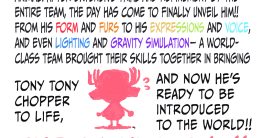 "Chopper's Arrival Sparks Controversy: Straw Hats Set Sail!"  One Piece character debut, Straw Hat crew celebration, Chopper anime merchandise
