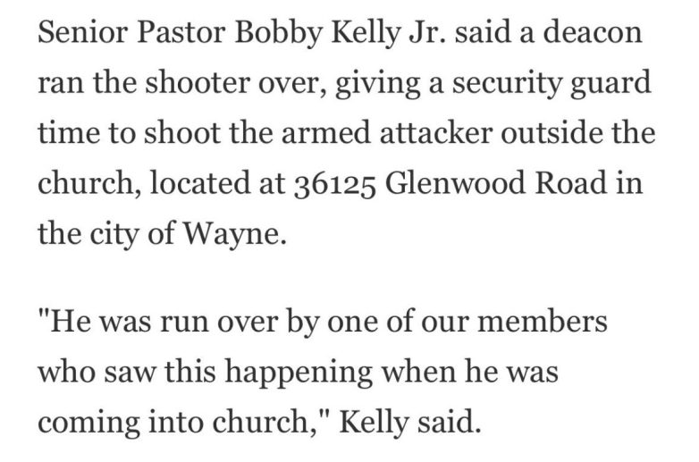 "Church Deacon Runs Over Shooter, Security Guard Saves Lives!" church security response, community heroism in crisis, active shooter intervention tactics