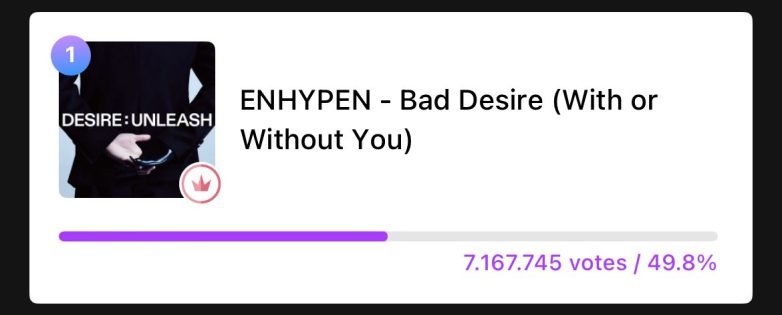 "Controversy Erupts as 'Bad Desire' Tops Music Core Pre-Vote!" ENHYPEN live voting, Music Core Pre-Voting results, Bad Desire ENHYPEN chart performance