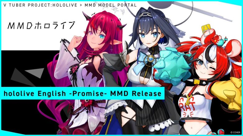 "Controversy Erupts as Hololive Unveils New MMD Models!" MMD model download, Hololive English characters, virtual idol animation