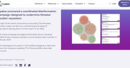 "Cyabra's Shocking Claims: Is Ninestar the Target of a Daring Plot?"  disinformation analysis Ninestar Studios, coordinated misinformation campaigns, media integrity concerns