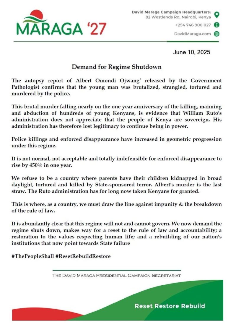 "Demanding Regime Shutdown: Time for Justice and National Renewal!" regime change movement, accountability in governance, rebuilding national institutions