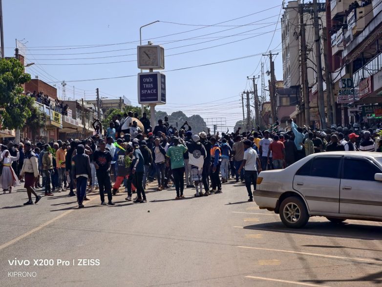 Eldoret in Turmoil: Police and Goons Clash in Shocking Showdown! Eldoret security concerns, police community relations, youth engagement in crime prevention