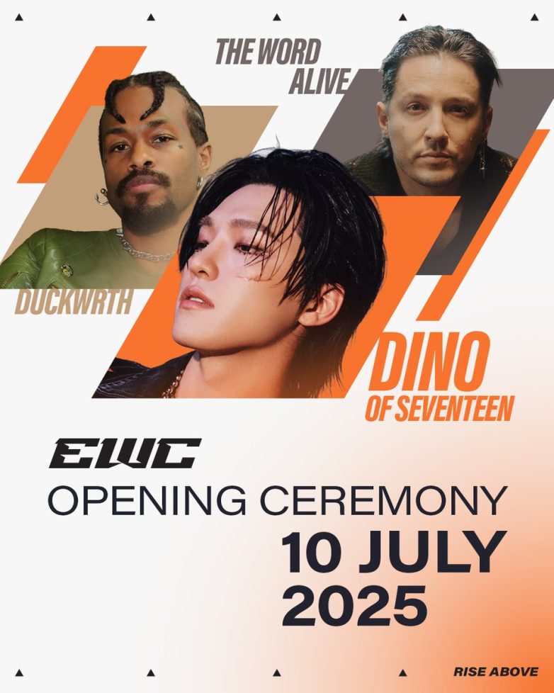 "Esports World Cup: DINO, DUCKWRTH, and The Word Alive Unite!" live music events, esports opening ceremony, multi-genre performances