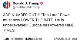 "Europe Cuts Rates Nine Times: Is the Fed Sabotaging Trump’s Agenda?"  interest rate policy, Federal Reserve accountability, economic impact of interest rates