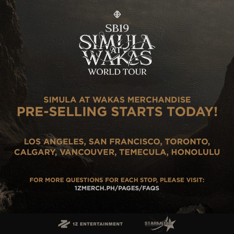 "Exclusive Simula Merchandise: Get It Before It Disappears!" merchandise pre-order North America, limited edition concert gear, Wakas World Tour collectibles