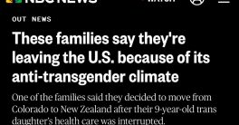 "Families Consider Exodus: U.S. Turned Anti-Trans Battleground?"  transgender rights challenges, LGBTQ+ migration trends, family safety concerns