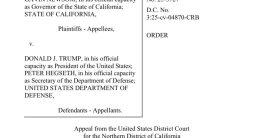 Federal Court Thwarts Newsom's Control Over National Guard!  federal appeals court ruling, National Guard authority, Gavin Newsom political challenges