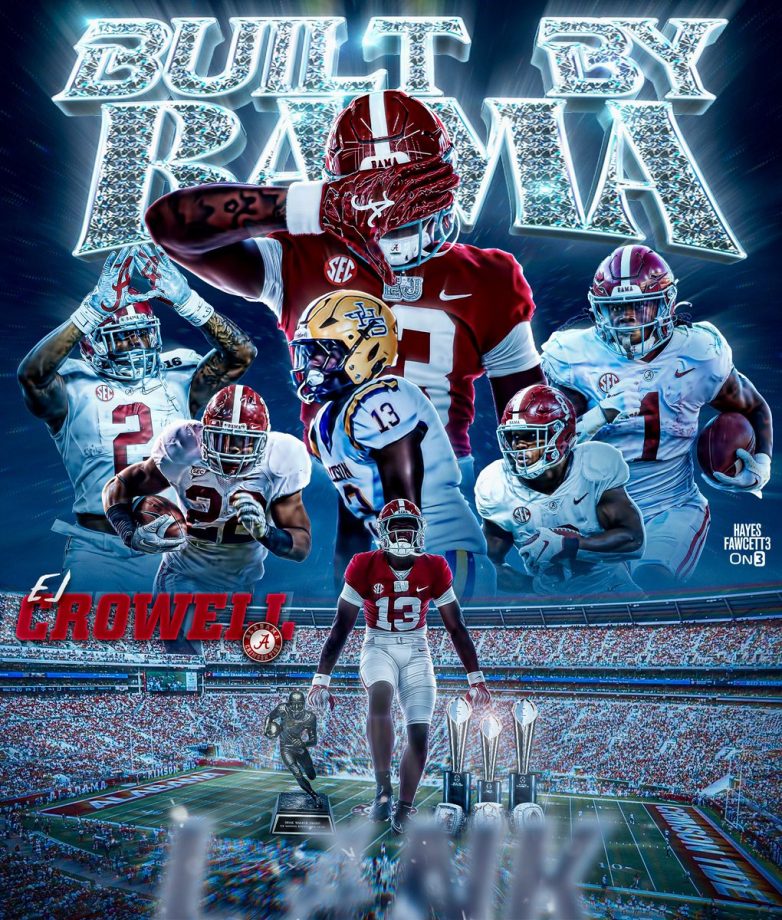 "Five-Star RB EJ Crowell Shocks Fans with Alabama Commitment!"  college football recruiting, Alabama Crimson Tide commitment, five-star running back news