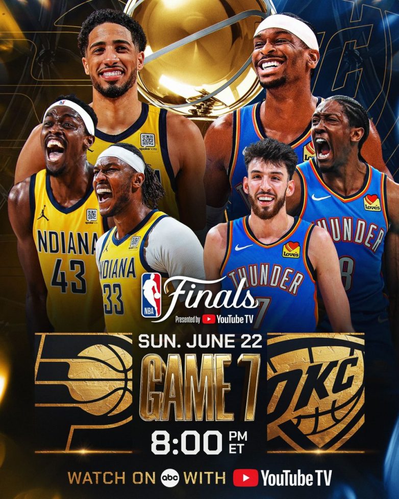Game 7 Showdown: Pacers vs. Thunder for NBA Glory—Who Will Win? NBA Championship Game, Pacers vs Thunder Finals, Game 7 Highlights