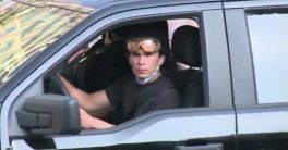 "Gas Masks for Rioters: Union Member Sparks Outrage in LA!"  gas mask distribution Los Angeles, Teamsters union activism, protest safety equipment