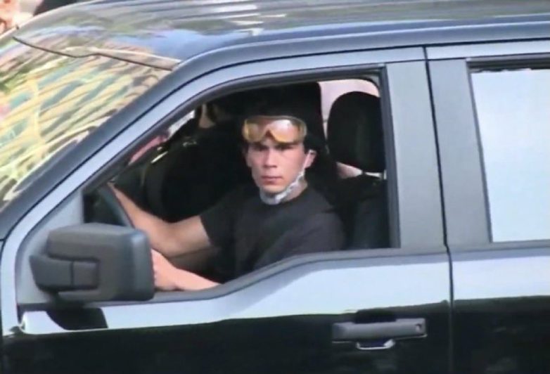 "Gas Masks for Rioters: Union Member Sparks Outrage in LA!" gas mask distribution Los Angeles, Teamsters union activism, protest safety equipment