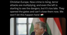 Hungary’s PM Reveals Shocking Plan to Erase Christian Europe!  European demographic change, Christian identity crisis, immigration policy impact