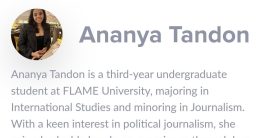 "Intern Ananya Tandon's Surprising Ties Spark Debate on Media Integrity"  internship opportunities, Chinese influence in media, Pune city law enforcement