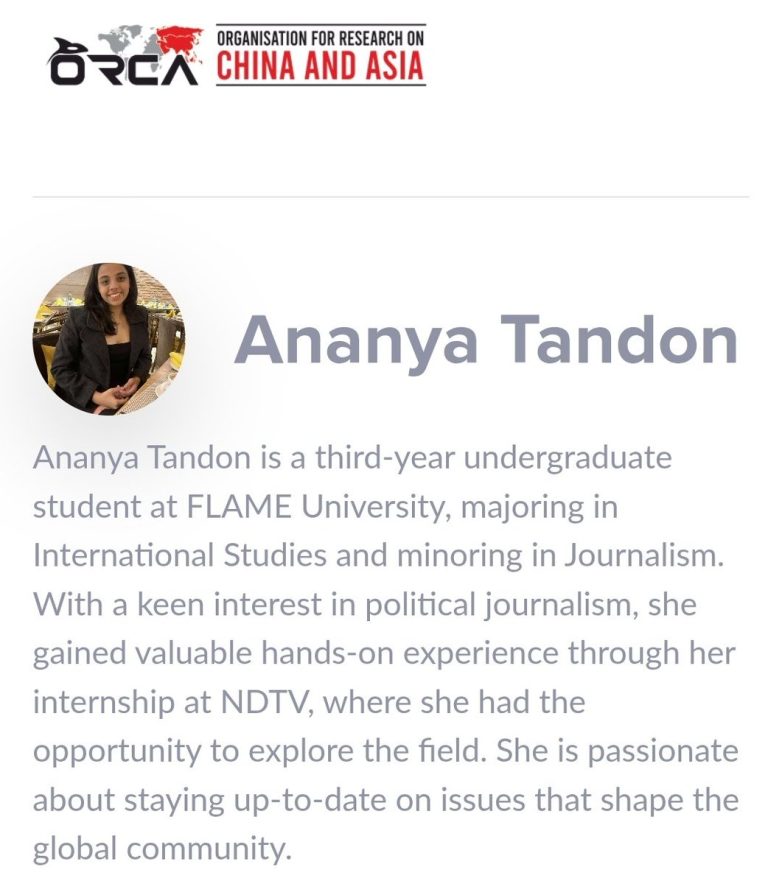 "Intern Ananya Tandon's Surprising Ties Spark Debate on Media Integrity" internship opportunities, Chinese influence in media, Pune city law enforcement