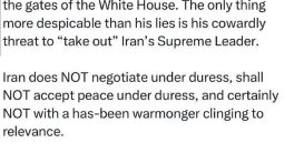 Iran's Fierce Retaliation: Trump's Threat Sparks Outrageous Response!  Iran diplomatic response, Trump Iran relations, threats to global leaders