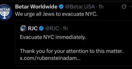 "Jewish Groups Urge NYC Exodus After Controversial Mayor Primary"  Jewish community safety, Muslim mayoral election impact, New York City evacuation plans