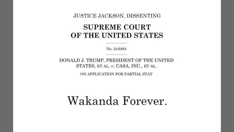 Ketanji Brown Jackson's Bold Dissent: A Wakanda Call to Action! Ketanji Brown Jackson impact, powerful dissent in law, cultural references in court
