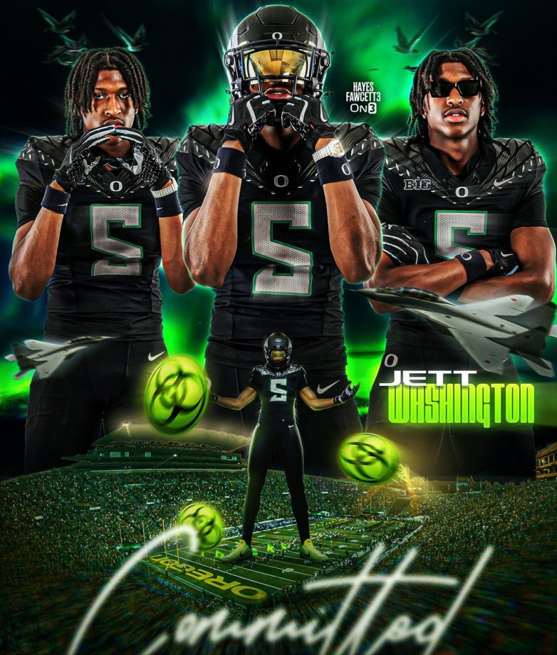 Kobe's Nephew Chooses Oregon Over USC, Shocking College Football! college football recruiting, Oregon Ducks football, Jett Washington commitment