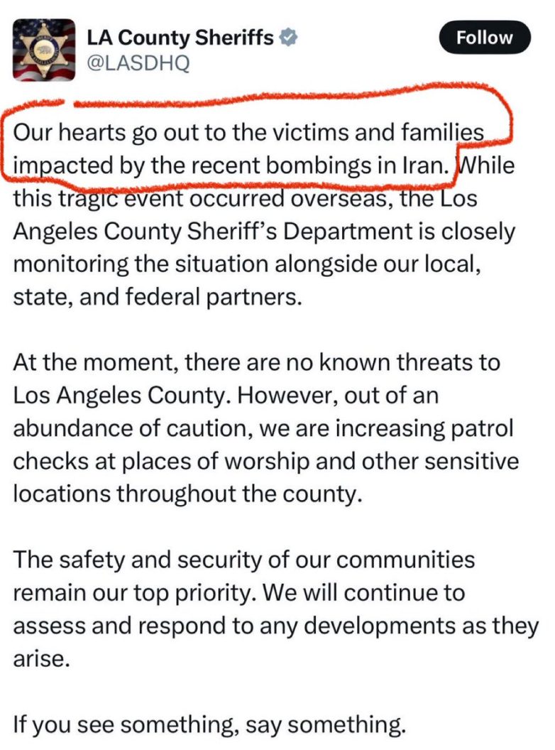 LA Sheriff Deletes Controversial Tweet—What Were They Hiding? social media backlash, sheriff department controversy, viral tweet response