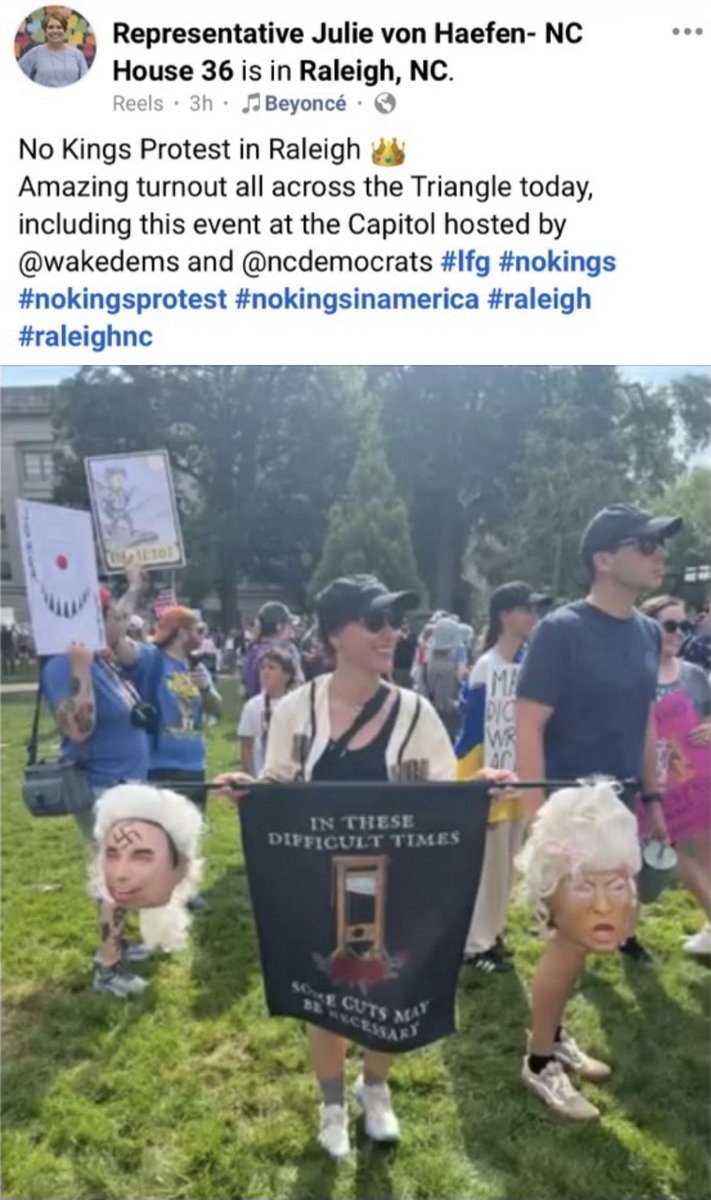NC Rep Sparks Outrage: Calls for Trump's Beheading in Shocking Post! political violence, freedom of speech, social media outrage