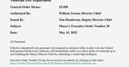 Nashville Mayor's Shocking Order: Firefighters to Report ICE!  Nashville Fire Department policies, ICE cooperation controversy, local government transparency