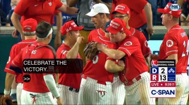"Republicans Crush Democrats in Congressional Baseball Landslide!" Congressional Baseball Game highlights, Republican sports victories, political events 2025