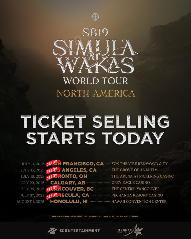 SB19's North America Tour Sells Out: What's Next for Fans? SB19 concert tickets, Filipino boy band tour dates, North America music events