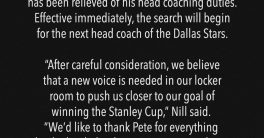 "Shock in Dallas: Stars Fire Coach DeBoer, What's Next for Team?"  Dallas Stars coaching change, Pete DeBoer dismissal, NHL team management updates