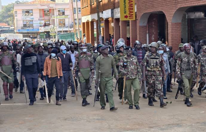 "Shocking Alliance: Police and Thugs Unite in Eldoret's Chaos!" police violence accountability, government corruption in Kenya, civil unrest and public safety