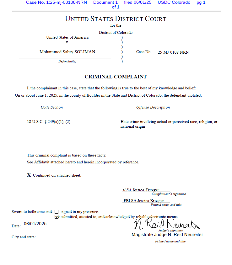 "Shocking Confession: Colorado Terror Suspect's Hate-Fueled Threats!" terror attack news, hate crime charges, immigration and security
