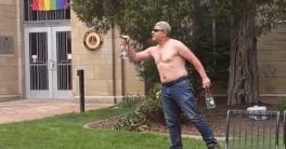 "Shocking Image Exposes America's Deepest Divisions—Act Now!"  societal conflict representation, cultural symbolism analysis, hate crime awareness initiatives